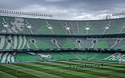 Estadio Benito Villamarin, empty stadium, Real Betis Stadium, soccer, football stadium, Real Betis arena, Spain, Real Betis FC, spanish stadiums