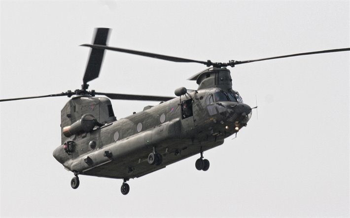 Boeing CH-47 Chinook, amerikkalainen raskas armeijan kuljetus helikopteri, CH-47, armeijan helikopterit, liikenne helikopterit