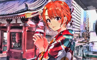 Isshiki Iroha, manga, OreGairu, kimono, OreGairu merkki&#228;