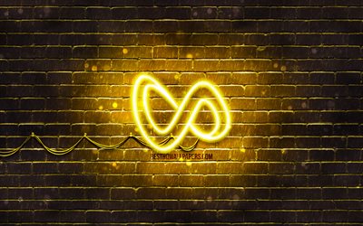 DJ Serpente giallo logo, 4k, superstar, francese Dj, giallo brickwall, DJ Serpente, logo, William Sami Etienne Grigahcine, star della musica, DJ Snake neon logo, DJ Snake