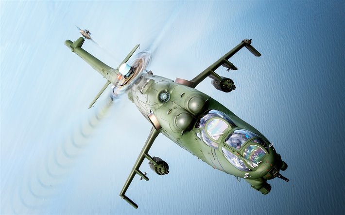 Mi-24, helic&#243;ptero de ataque, helic&#243;pteros de combate, helic&#243;pteros militares, Fuerza A&#233;rea de polonia, Polonia