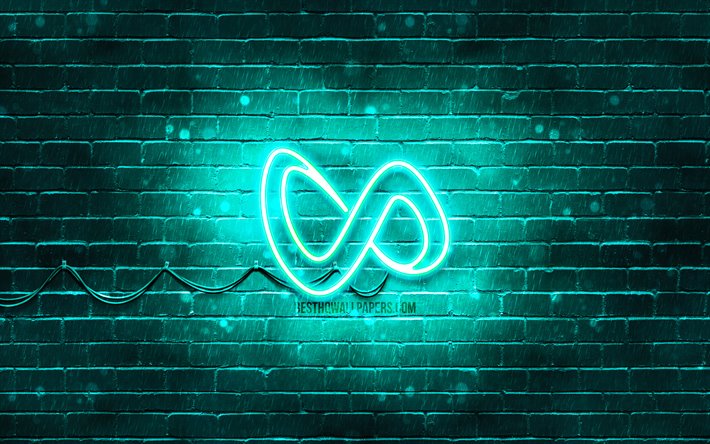 DJ Snake turchese logo, 4k, superstar, francese Dj, turchese, brickwall, DJ Serpente, logo, William Sami Etienne Grigahcine, star della musica, DJ Snake neon logo, DJ Snake