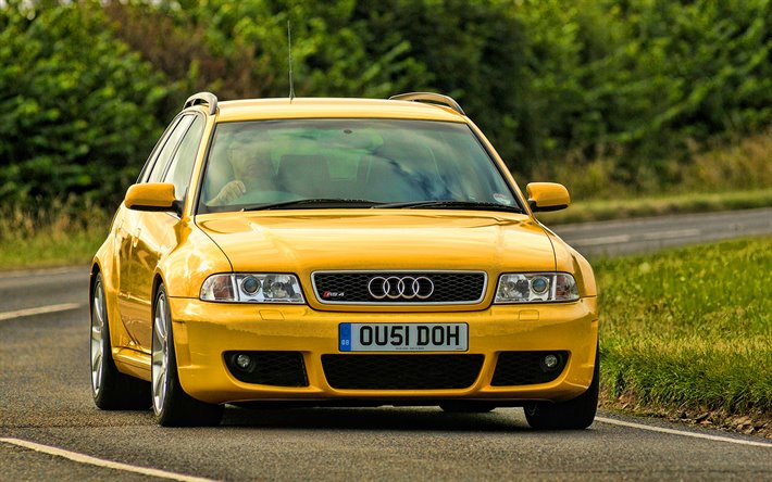Audi RS4 Avant, carretera, 2001 coches, reino unido-spec, B5, coches alemanes, 2001 Audi RS4 Avant, Audi