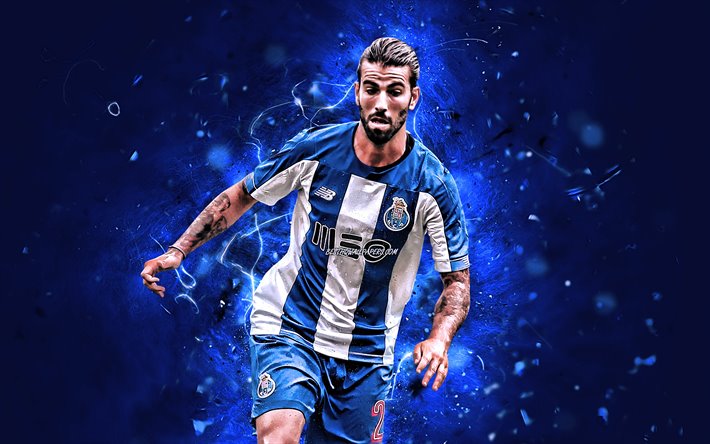 Sergio Oliveira, 2019, FC Porto, Ilk Lig, Portekizli futbolcular, Sergio Miguel Relvas de Oliveira, neon ışıkları, futbol