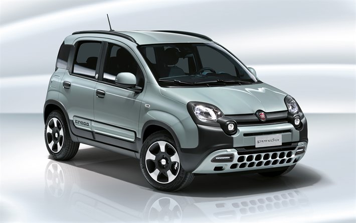 Fiat Panda Hybrid, 4k, 2020 cars, crossovers, 319, 2020 Fiat Panda, italian cars, Fiat