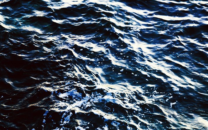 sininen vesi rakenne, veden aaltoileva kuvioita, sininen aaltoileva tausta, makro, sininen taustat, l&#228;hikuva, sininen vesi, aallot, veden kuvioita, vesi taustat, aaltoileva taustat