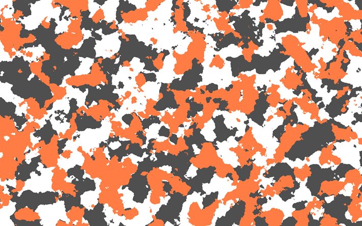 4k, orange kamouflage, h&#246;stkamouflage, milit&#228;r kamouflage, grunge kamouflage, h&#246;st kamouflage bakgrund, kamouflagem&#246;nster, kamouflage bakgrunder, konstverk, vektor texturer, kamouflage texturer