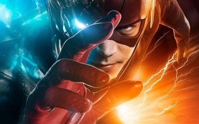 The Flash, tv series, Thomas Grant Gustin, Superheroes, movie characters