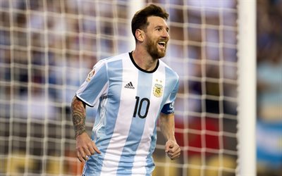 Messi, Argentinska Landslaget, fotbollsspelare, Lionel Messi, match, fotboll, Leo Messi