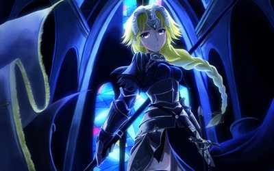 Jeanne d Arc, night, Fate Apocrypha, darkness, Fate Grand Order, Alter, manga, Fate Series, TYPE-MOON