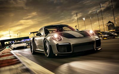 Forza Motorsport 7, 4k, raceway, racing simulator, 2017 games, Porsche 911