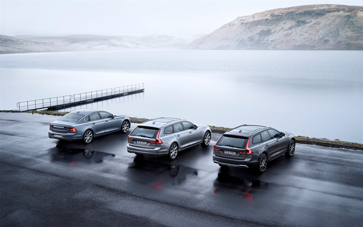 Volvo V90 de Cross Country, 2017, Volvo S90, nuevos coches, carro, sed&#225;n Volvo