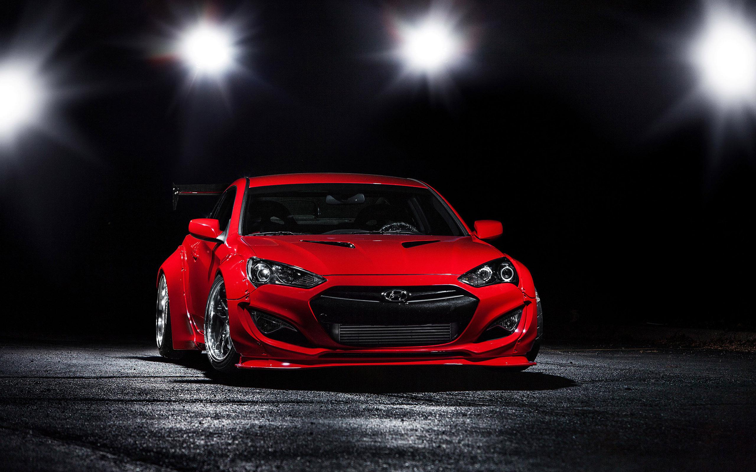 Download wallpapers Hyundai Genesis Coupe, 2017 cars, tuning, Hyundai  Coupe, sportscars, Hyundai for desktop with resolution 2560x1600. High  Quality HD pictures wallpapers