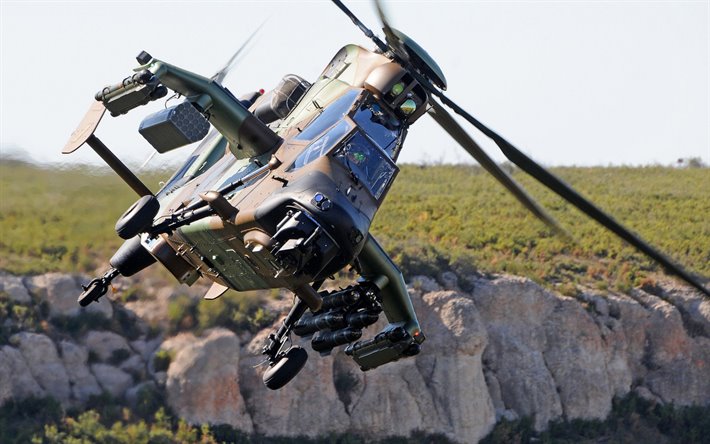 Eurocopter Tiger, French Air Force, modern attack helicopter, Tiger HAP, military helicopters