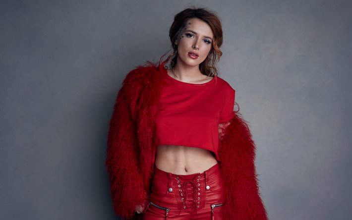 4k, Bella Thorne, 2019, american celebrity, beauty, ginger woman, Annabella Avery Thorne, american actress, Bella Thorne photoshoot