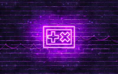 Martin Garrix violet logo, 4k, superstars, dutch DJs, violet brickwall, Martin Garrix logo, Martijn Gerard Garritsen, music stars, Martin Garrix neon logo, Martin Garrix