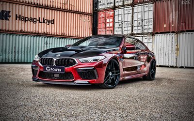 G-Power BMW M8 Competition Gran Coup, 4k, tuning, 2020 auto, F93, 2020 BMW M8, auto tedesche, HDR, BMW