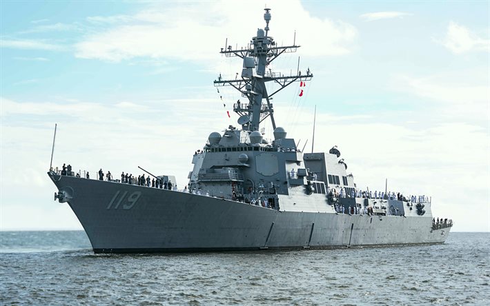 USS Delbert Black, DDG-119, American destroyer, US Navy, warships, Arleigh Burke-class destroyer, United States Navy