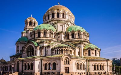 Alexander Nevsky Cathedral, Sofia, Landmark, Orthodox cathedral, Bulgaria