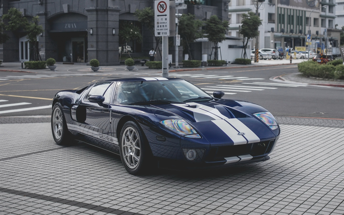 فورد GT, الأزرق الرياضية كوبيه, الولايات المتحدة الأمريكية, سيارة رياضية, فورد