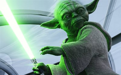 Yoda, 4k, Star Wars Battlefront 2, 2017 games, art, Star Wars Battlefront II
