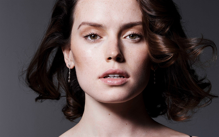 Daisy Ridley, portrait, visage, actrice anglaise, shooting photo, belle femme