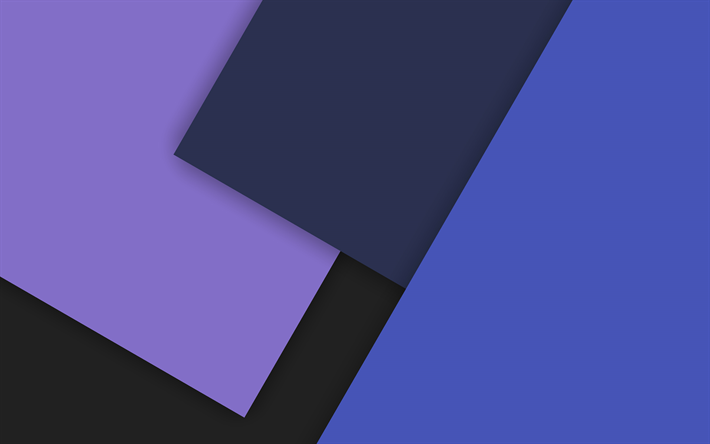 material design, art, violet and blue, lines, colorful background, creative