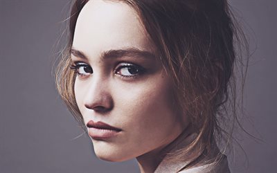 4k, Lily-Rose Depp, 2018, de l&#39;am&#233;rique, de c&#233;l&#233;brit&#233;s de Hollywood, la beaut&#233;, l&#39;actrice am&#233;ricaine, Lily-Rose Depp photoshoot