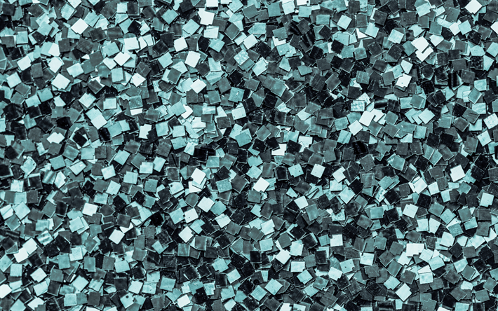 gl&#228;nzendem metall textur -, metall-quadrate, blau kreative textur -, metall -, glitter-textur