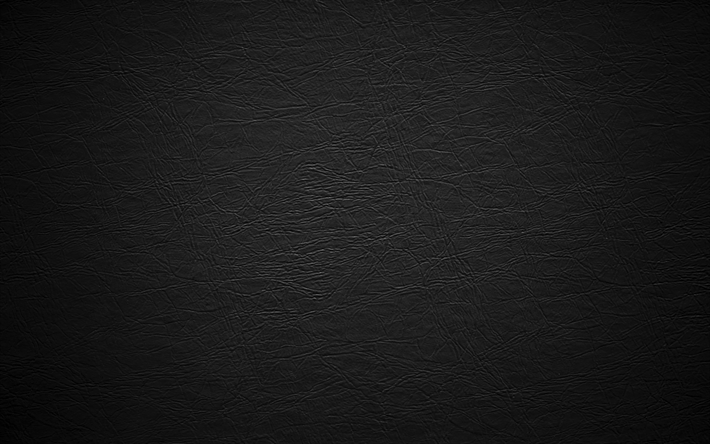 textura de cuero, elegante fondo negro, 4k, de cuero negro, cuero negro de la tela