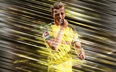 Marco Reus, Borussia Dortmund, German football player, attacking midfielder, portrait, BVB, Bundesliga, Germany, football, Reus
