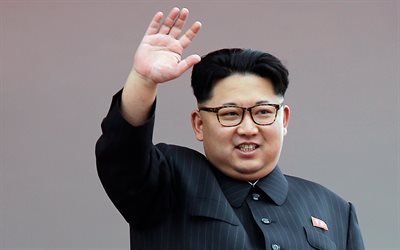 كيم جونغ أون, كوريا الشمالية, زعيم جمهورية كوريا الديمقراطية الشعبية, 4k, صورة