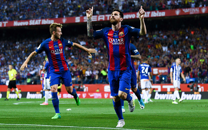 Lionel Messi, goal, Barcelona FC, La Liga, football, Spanish Football Championships, Catalonia, football superstar