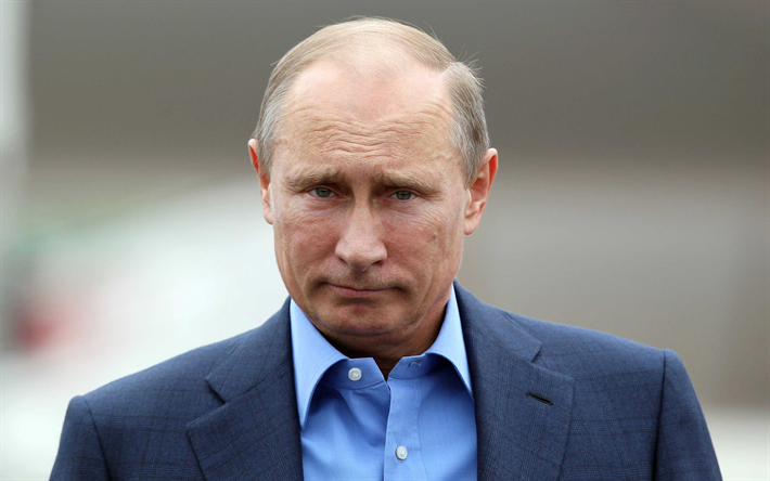 Vladimir Vladimirovitch Poutine, russe, homme politique, Pr&#233;sident de la Russie, F&#233;d&#233;ration de russie, vladimir Poutine, 4k