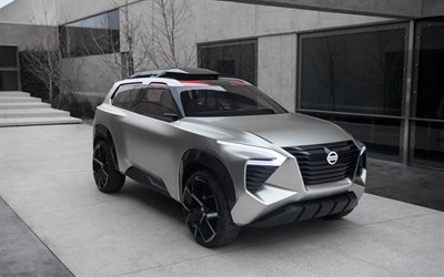 Nissan Xmotion Concept, 2018, SUV concept, Japanese cars, future cars, Nissan