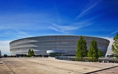 Stadion Miejski, Wroclaw, Lo Stadio Comunale, Slask Wroclaw Stadio, polacco stadio di calcio, Polonia, calcio, nuove arene sportive