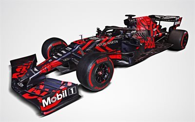 Red Bull RB15, 2019, F1, Red Bull Racing, &#201;quipe de Formule Un, nouvelle voiture de course, RB15, &#224; l&#39;ext&#233;rieur, la Formule 1, Red Bull