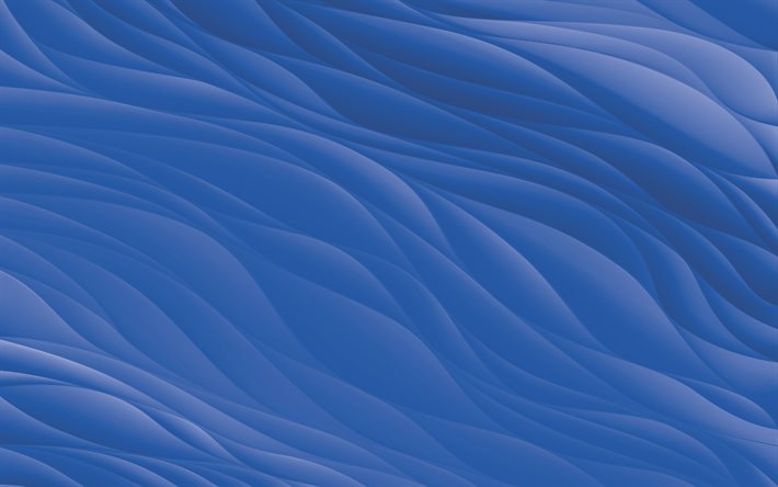Texture de pl&#226;tre de vagues bleu fonc&#233;, fond de vagues bleu fonc&#233;, texture de pl&#226;tre, texture de vagues, texture de vagues bleu fonc&#233;