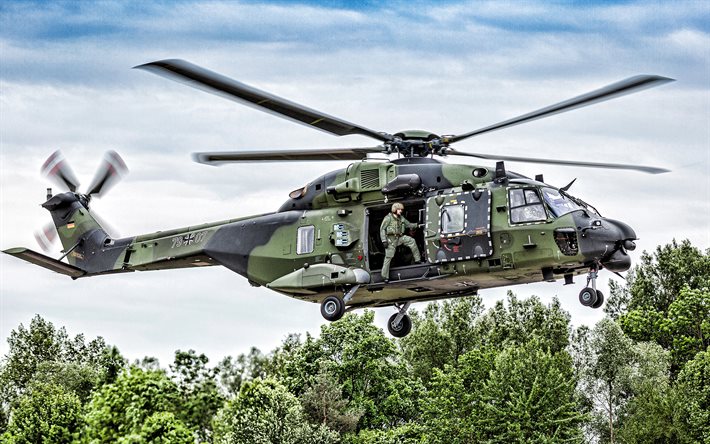 NHI NH90, Luftwaffe, Saksan ilmavoimat, Saksan sotilashelikopteri, Bundeswehr, Nato, NH90, taisteluhelikopterit