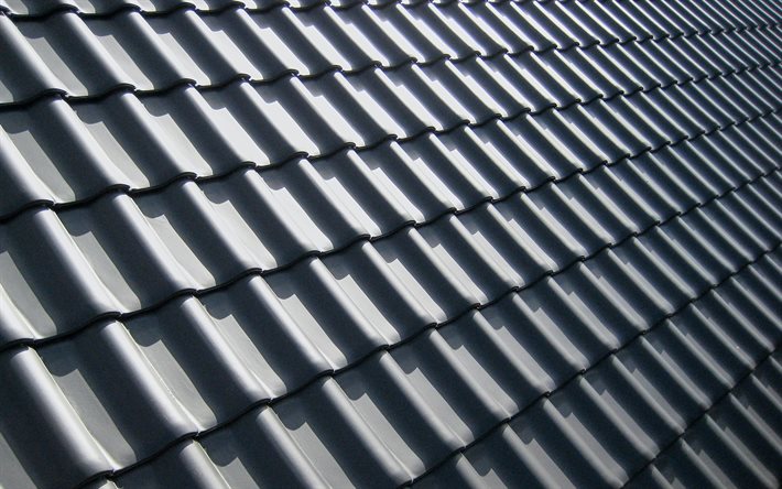 kattotiilien rakenne, harmaa laatta, kattolaatan tausta, katto, katon tekstuurit, katon rakenne