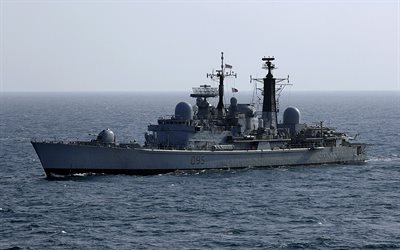 El HMS Manchester, D95, de la Marina Real, destructor Tipo 42, Unidos los Reinos de la Marina Real, los buques de guerra, Reino Unido