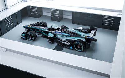 Formula E, Jaguar I-Type 1, racing car, presentation, racing, Jaguar