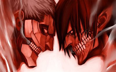 Shingeki no Kyojin Attack On Titan, Japanese manga, characters, Mikasa Ackerman, art