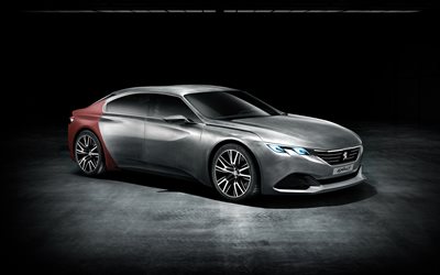 Peugeot Exalter Concept, en 2018, &#224; l&#39;ext&#233;rieur, de nouveaux v&#233;hicules, de la berline, la classe d&#39;affaires, Peugeot