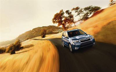 Subaru Forester, route, 2018 voitures, Vus, 50e Anniversaire, le nouveau Forester, Subaru