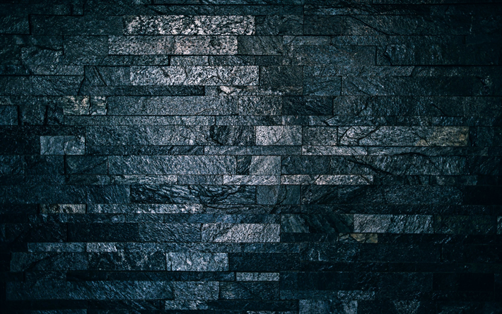 blu muro di pietra, pietra, texture, muro, macro, muro di pietra, pietra blu di sfondo