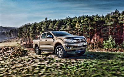 Ford Ranger Limited, 4k, offroad, 2019 cars, SUVs, 2019 Ford Ranger, american cars, Ford