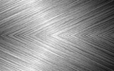 metall textur, snygga metall bakgrund, linjer p&#229; metall, st&#229;l struktur, silver metall bakgrund