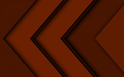 bruna pilar, konstverk, kreativa, sammanfattning pilar, brunt material design, geometriska former, pilar, geometri, brun bakgrund, m&#246;rka pilarna