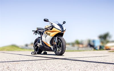 2022, Buell Hammerhead 1190, front view, exterior, new yellow Hammerhead 1190, new motorcycles, Buell Motorcycle